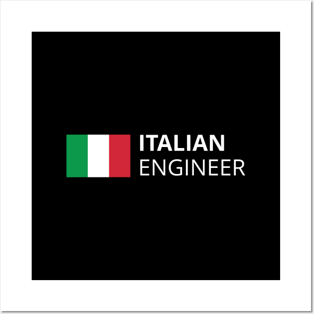 Italian Engineer Wall Art by codewearIO